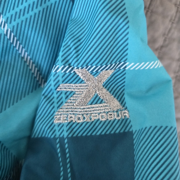 ZeroXposur Jacket Kids Large Plaid Winter Ski Reversible - Picture 7 of 10